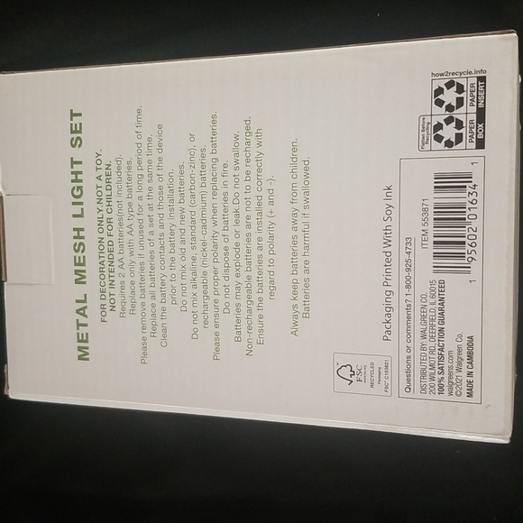 Cactus Metal mesh light set green - Picture 6 of 6